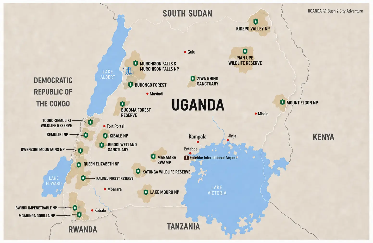 Uganda-Safari-Map-Bush2City