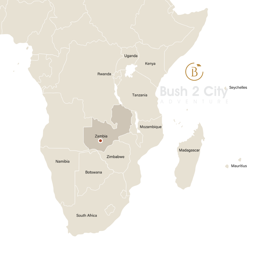 zambia travel guide map